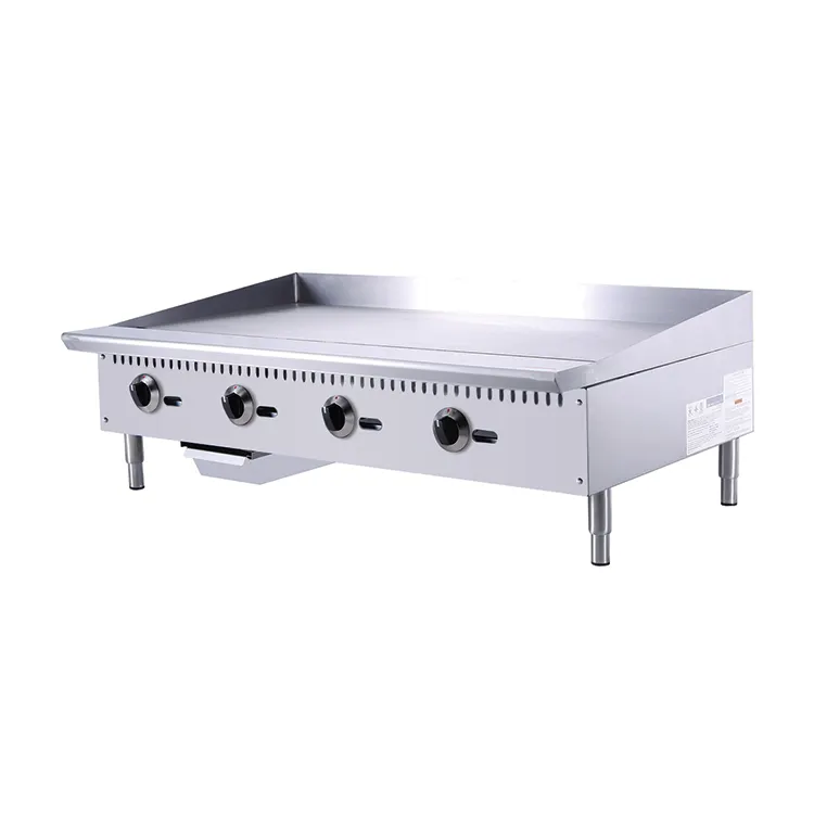 KING COMPANY E-RQP-48 Plancha freidora a gas 48"